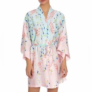 Jonquil In Bloom Floral Robe Size XS-S